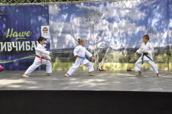 Karate vežbe najmlađih članova klubova